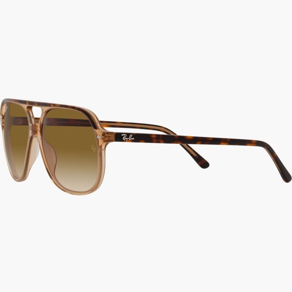 Ray-Ban Bill 56mm Gradient Square Sunglasses in Transparent Brown - Picture 4 of 10